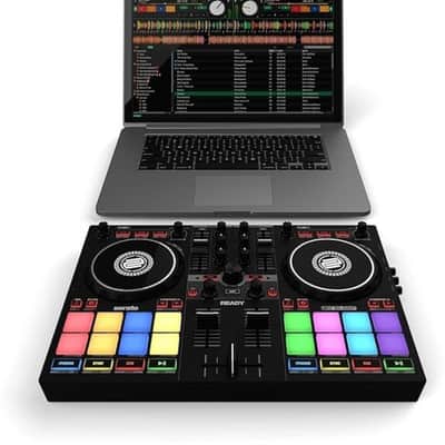 Reloop Ready | Compact 2-Deck DJ Controller for Serato | 16 RGB Pads & Scratch Bank Support image 2