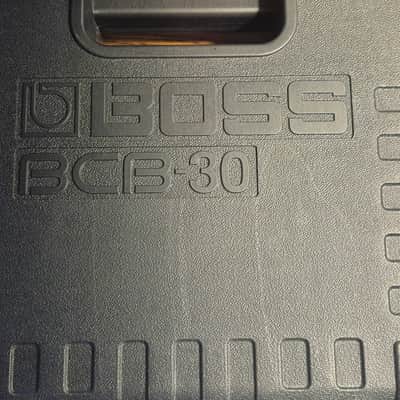 BOSS Flanger, Bass Driver, and Dynamic Wah Foot Pedals in a Molded Plastic Case image 1