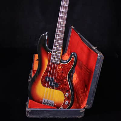 Vintage Pre CBS Fender Precision Bass | 1962/1968 | Sunburst image 1