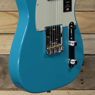 Fender American Professional II Telecaster Electric Guitar Miami Blue w/ Case image 1