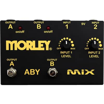 Morley Gold Series ABY MIX 2-Channel Mixer Pedal image 2