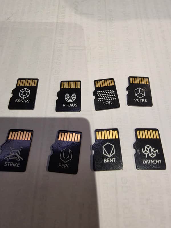 Tiptop Audio Sample one sample cards x 8 2018 image 1