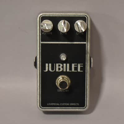 2010s Lovepedal Jubilee Overdrive Effects Pedal Silver image 1