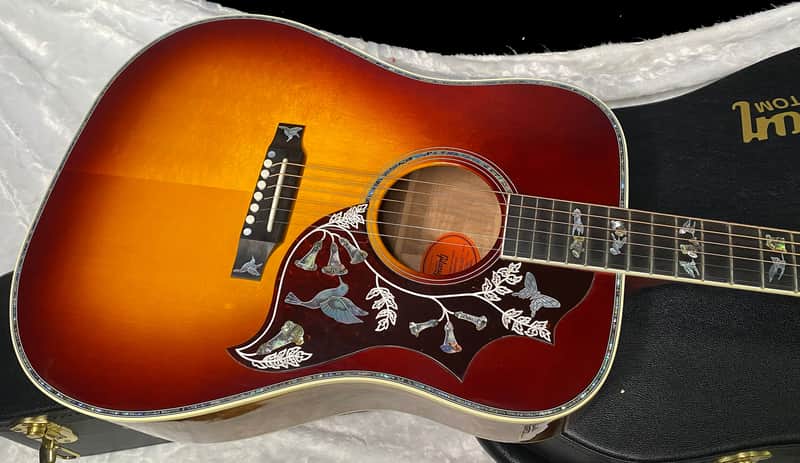 NEW! Gibson Hummingbird Custom Koa - Dealer Select - Autumnburst - Authorized Dealer - Custom Shop - 4.85 lbs - G07194 image 1