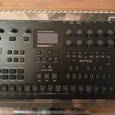 Elektron Analog Four MKII 4-Voice Tabletop Analog Synthesizer 2020 - Present - Black