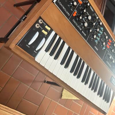 Moog Minimoog Model D 44-Key Monophonic Synthesizer 1971 - 1982 - Black / Wood image 2