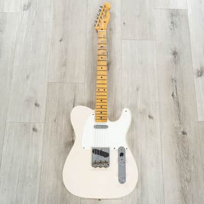 Fender Custom Shop 1959 Telecaster Journeyman Relic Guitar, Maple Fingerboard, Aged White Blonde image 3