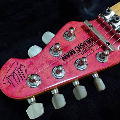 Ernie Ball MUSICMAN Eddie Van Halen Signature 1992 - Trans Pink / EVH image 10