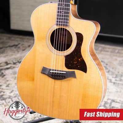 Taylor 214ce Grand Auditorium Acoustic/Electric Guitar with Gig Bag image 1