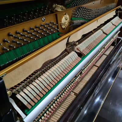 Used Lazare F3 Upright Piano Dark Walnut SP22881 - Sherwood Phoenix Pianos image 21