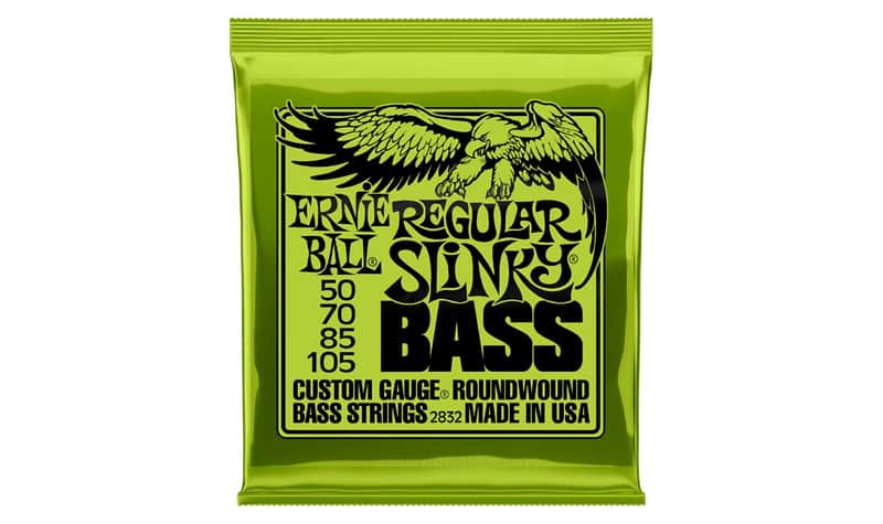 Regular Slinky Nickel Wound Electric Bass String 50-105 Set Gauge 50, 70, 85,105 Hi-C Steel Hex-Core image 1