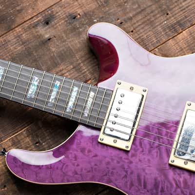 Wolf 200Q (Quilted Maple Top) Purple Electric Guitar image 10