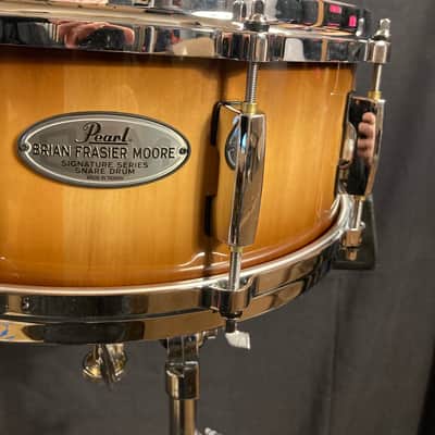 Pearl Brian Frasier Moore Signature 5.5x14" BFM1455, 12-Ply Maple Snare Drum 2002 image 6