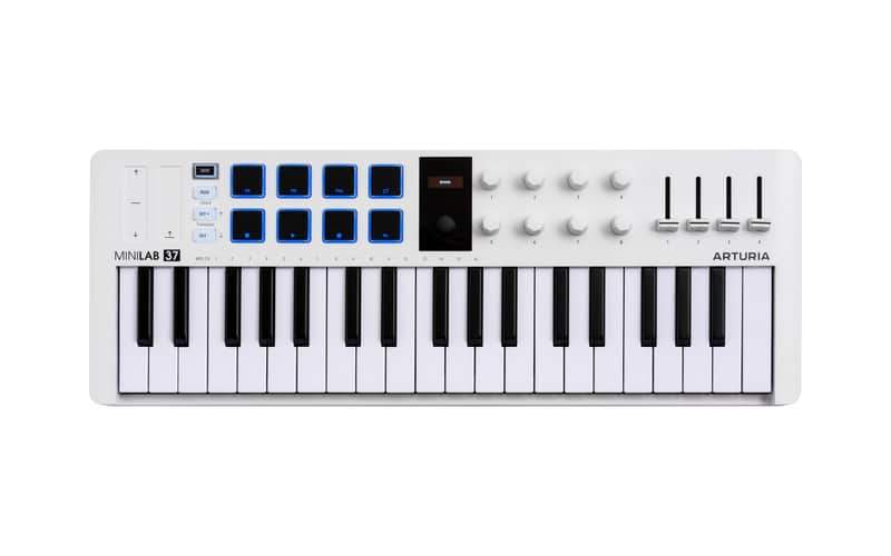 Arturia MiniLAB MK3 37-Key Controller - White image 1