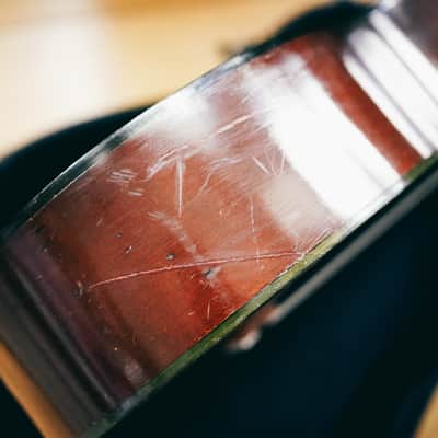 c.1960 Yamaha Dynamic Guitar No.2 – Hand Crafted in Japan | All Solid | Very Rare | Hard Case | Vintage Nitro CheckingYamaha image 14