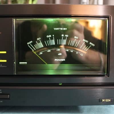 Onkyo Integra M-504 Stereo Power Amplifier Beautiful Cond Working perfectly image 3