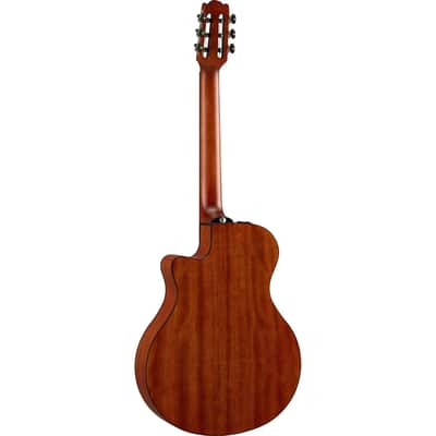 Yamaha NTX1 Solid Sitka Spruce Top Electro Classical Guitar - Natural image 3