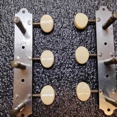 Vintage 1950's Waverly Strip Tuners - 3/Side - No Lines image 2