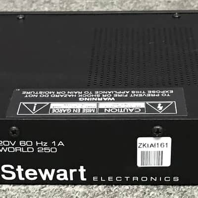 Stewart WORLD 250 Stereo Power Amp - 1U - 125W per Channel image 2