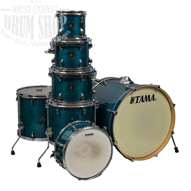 Used Tama Superstar Classic 7-Piece Transparent Blue image 1