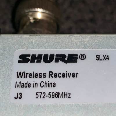 Used Shure SLX4 Wireless Receiver only with power supply image 3