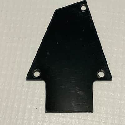 2000's Japan Ibanez RG Series Guitar Black Factory Truss Rod Cover 1 Ply image 2