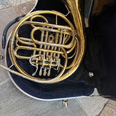 C. G. Conn 6D Double French horn. Made in USA image 7