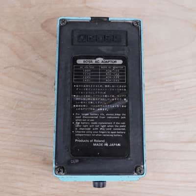 Boss CE-2 Chorus (Black Label) 1986 Blue Made in Japan MIJ ACA image 7
