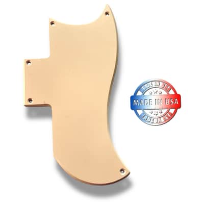 Solid Cream Pickguard for Gibson SG Standard '61 Reissue & CME Exclusive SG image 2
