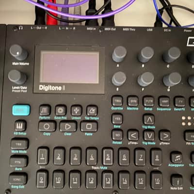 Elektron Digitone II 16-Voice Digital Synthesizer 2024 - Present - Black