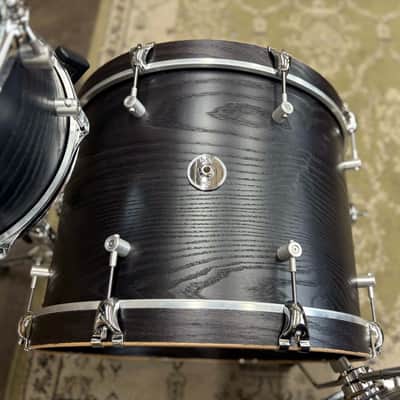 651 Drums Ash 3-Piece Drum Set (12-16-20) - Natural Black Stain image 6