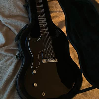 gibson sg junior jr black ebony left handed lefty guitar 2011-2013 image 8