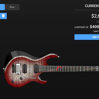 Kiesel Aries (bolt on) 2022 - Crimson red over black stain cali burst image 5