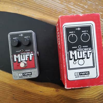 Electro-Harmonix Double Muff Nano Fuzz 2010 - 2020 - Black / Red / Metal image 2