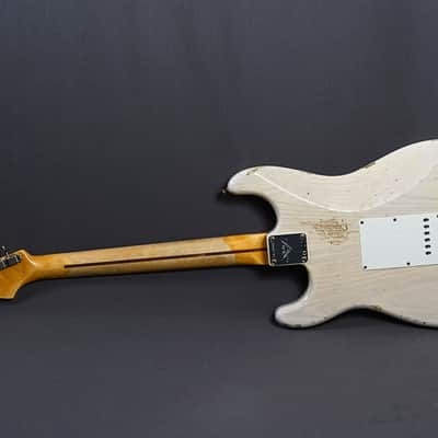 Fender Custom Shop Stratocaster 1957 Relic Aged White Blonde image 4