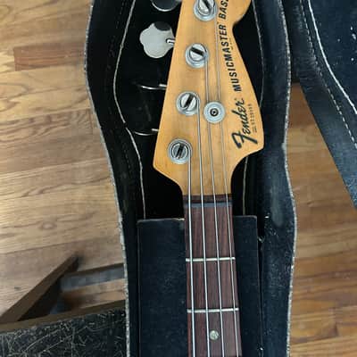 Fender Musicmaster Bass 1977 - Olympic White image 3