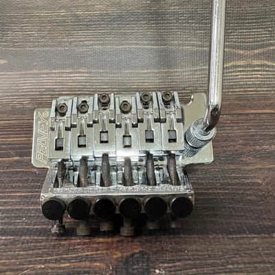 Peavey Wolfgang Floyd Rose Tremolo Unit Bridge Chrome image 1