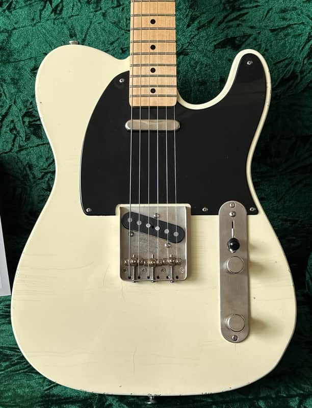 2024 Maybach Teleman T54 Aged Vintage Cream Tele Amber Pickups COA & Case image 1