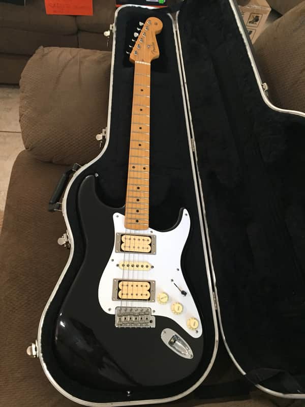 Dave Murray Black Stratocaster Replica all Fender parts caster Fender 2024 - Black image 1