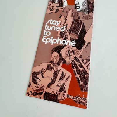 Epiphone “Stay Tuned” Foldout Catalog 1972 image 1