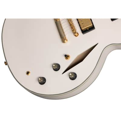 Epiphone Emily Wolfe "White Wolfe" Sheraton Electric Guitar Aged Bone White image 7