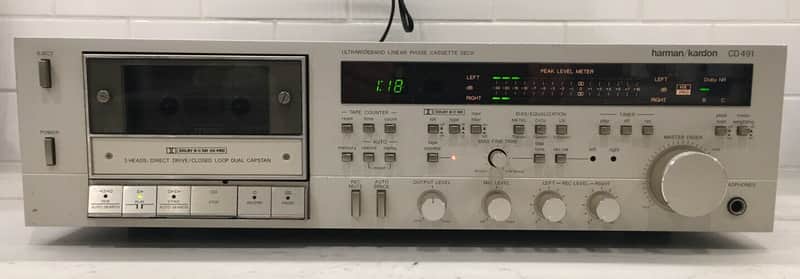 Harman Kardon CD 491 3 Head Cassette Tape Recorder - Just