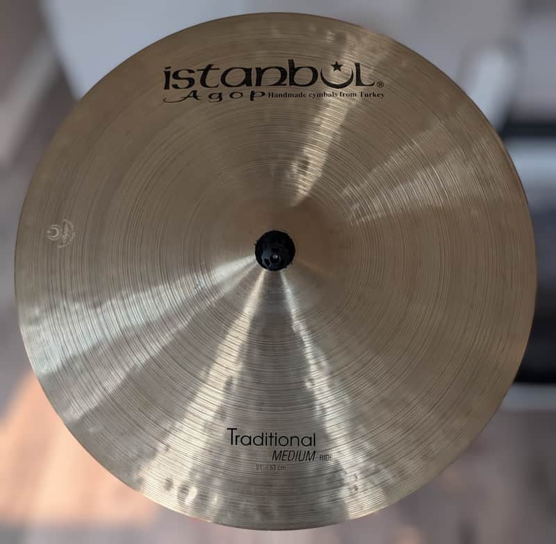 Istanbul Agop Traditional Medium Ride 21" (2565g) image 1