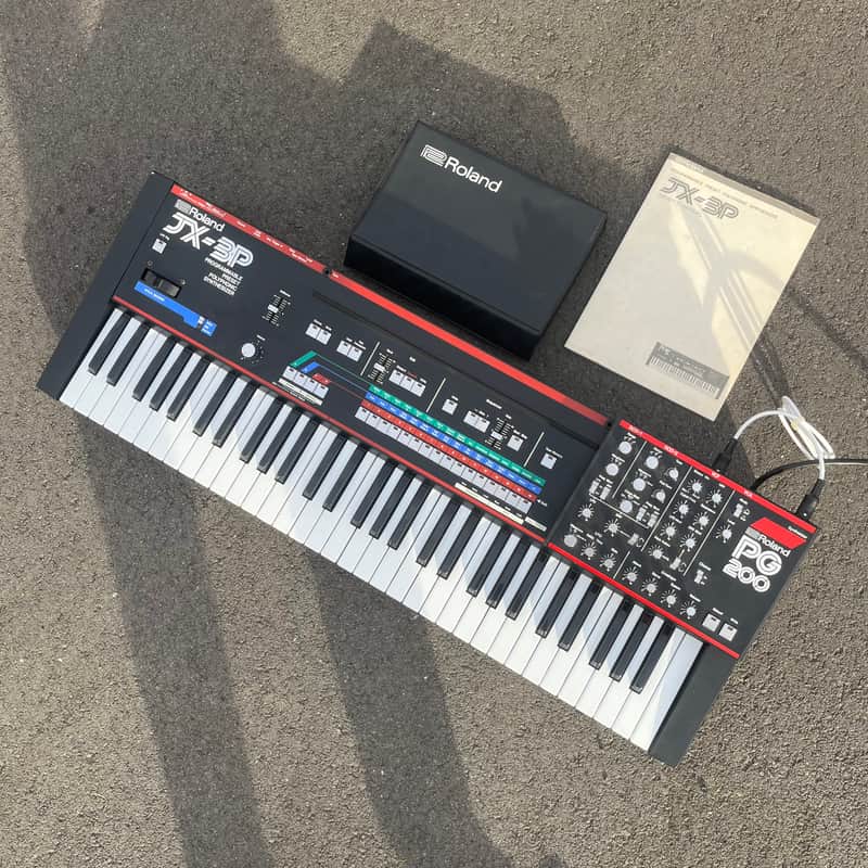 Roland ローランドJX-3P シンセサイザー 機材 楽器 PG-200 Roland JX-3P 61-Key Programmable Preset Polyphonic Synthesizer