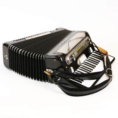 1950s Universal Electric Accordion Rare Stereo Model Vintage with Original Case Made in Italy image 12