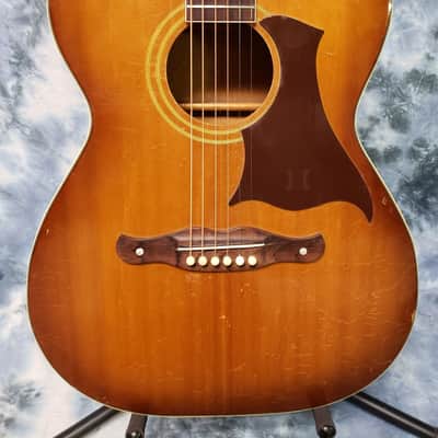 1968 Harmony H-167 Fender Headstock Style Moustache Bridge Pro Setup Gigbag image 2