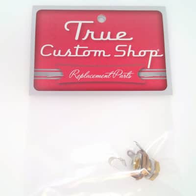 True Custom Shop® Gold Mono Input/Output Jack w/h Washer & Nut for Fender image 3