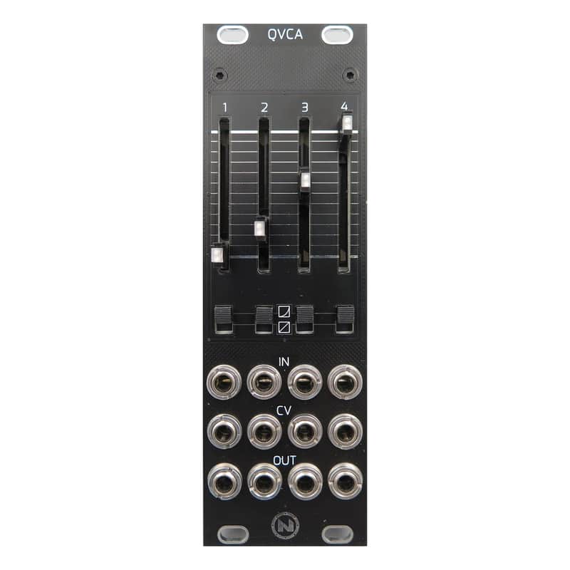 Michigan Synth Works Neutron Sound QVCA Eurorack Quad Mixer Module (Black) image 1