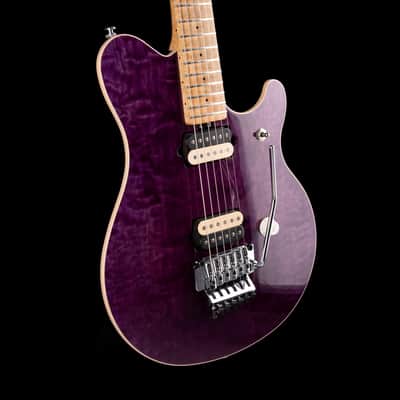 Used 1995 Ernie Ball Music Man Eddie Van Halen EVH Signature Floyd Translucent Purple with Case image 10