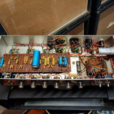 Marshall JMP 1987 2-Channel 50-Watt Guitar Amp Head 1967 - 1975 - Black image 20